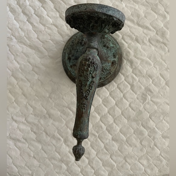 Metal Candle Holder Wall Sconce - Picture 2 of 8